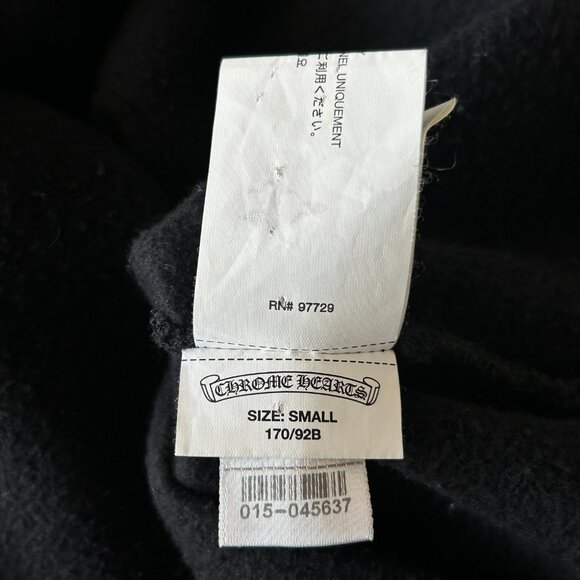 Chrome Hearts Black Leather Triple Cross Sweater - Picture 6 of 7